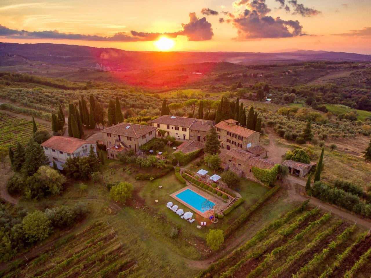 גרבה אין קיאנטי Agriturismo Fattoria Santo Stefano מראה חיצוני תמונה